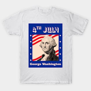 George Washington 4th Of July T-Shirt